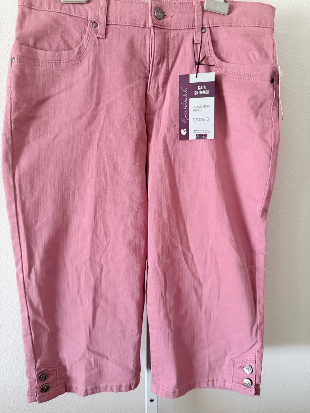 NWT Gloria Vanderbilt Midrise Stretch Jeans - Kaia Skimmer